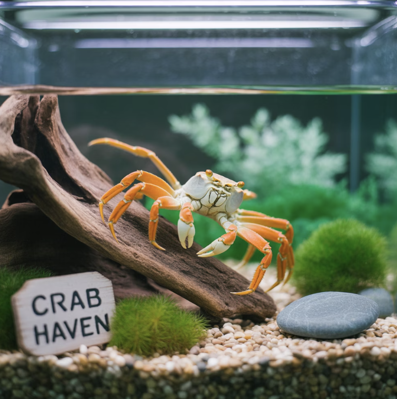 뭍 80%&amp;#44; 물 20%의 황금비율 (사육장 세팅)