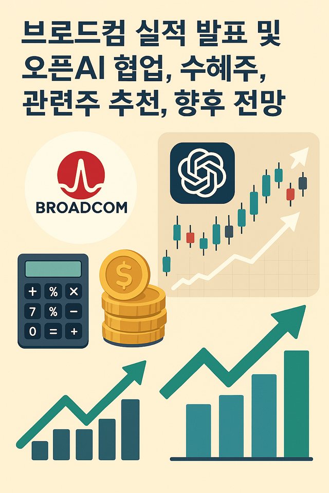 브로드컴 실적 발표 및 오픈AI 협업, 수혜주, 관련주 추천, 향후 전망