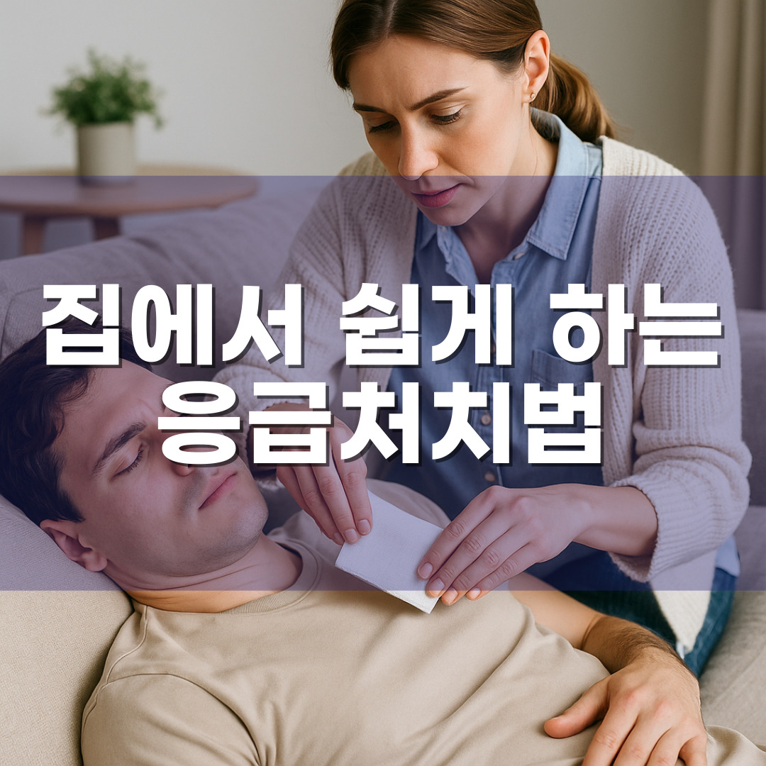 집에서 쉽게 하는 응급처치법 – 화상, 베임, 삠 증상 대처
