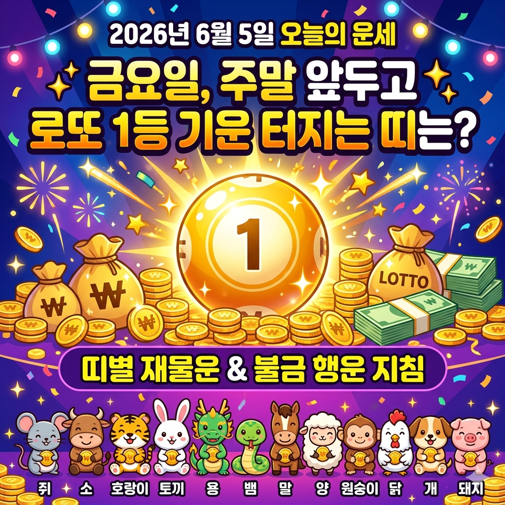 6월5일 오늘의 운세