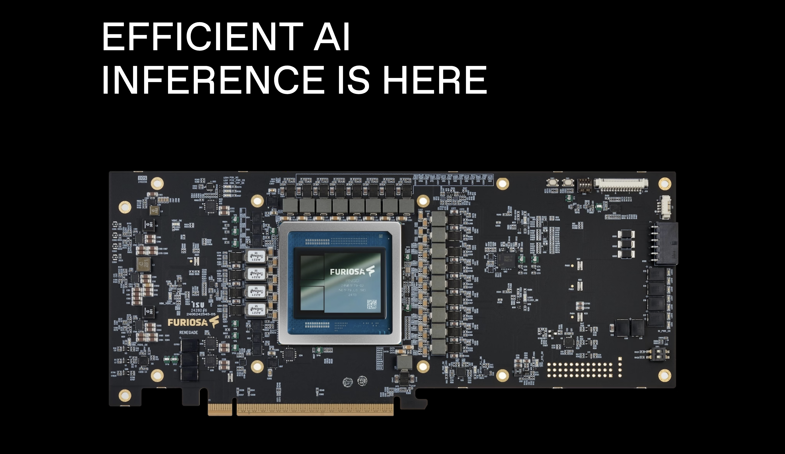 Furiosa RNGD - Gen 2 data center accelerator 제품 사진