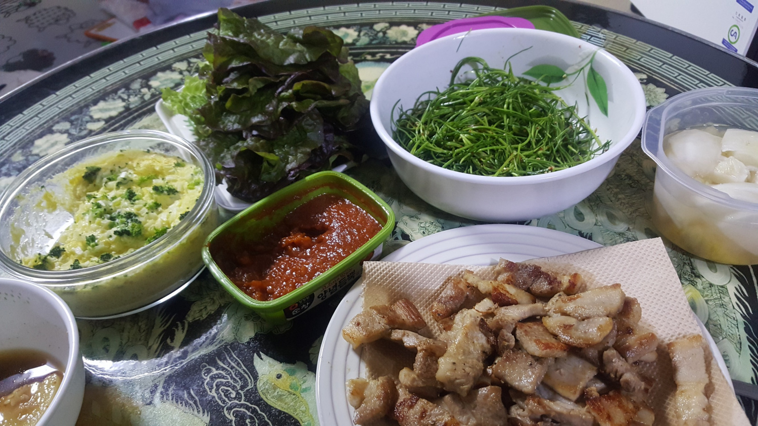 세발나물 무침 09