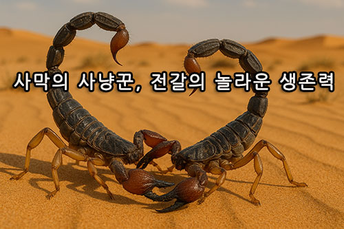 사막의 사냥꾼, 전갈의 놀라운 생존력