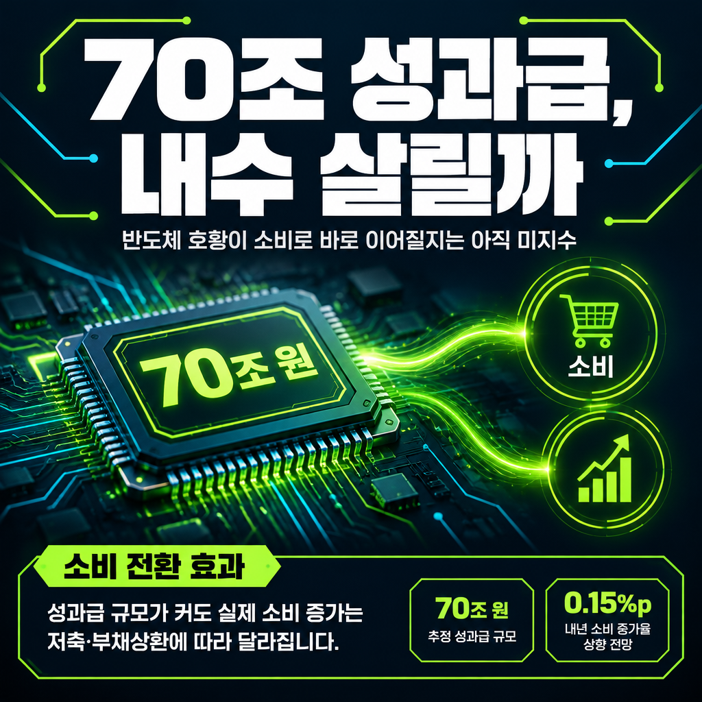 70조 성과급, 내수 살릴까