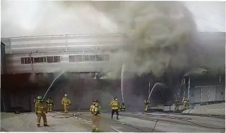 완도 냉동창고 화재 원인 사망자 소방관(영상)