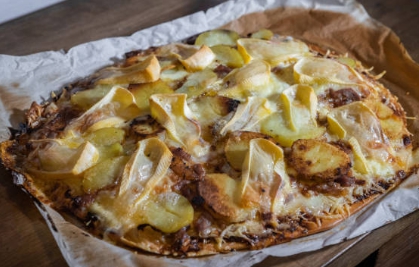 한국의 감자 요리 포테이토 피자