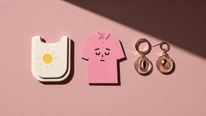 퍼스널 컬러를 자가진단할 때의 감각을 상징하는 아이콘들입니다.