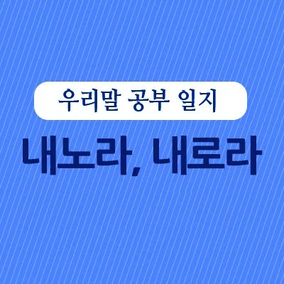 내노라 내로라 내로라하는 내로라하는 맞춤법 뜻_3