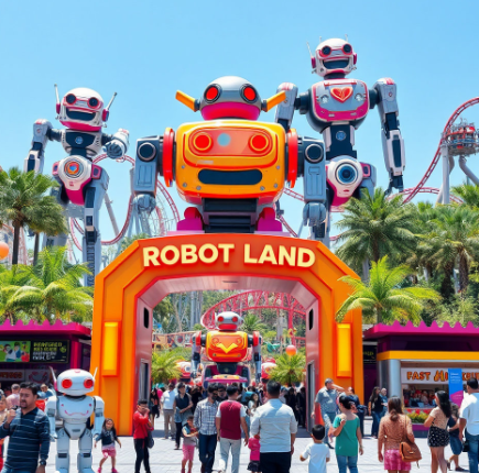 경남창원 로봇랜드 그림