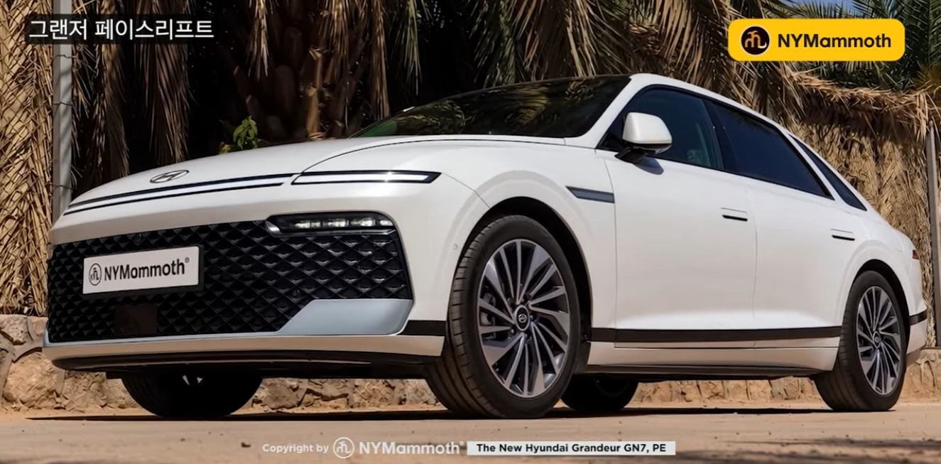 현대자동차 그랜저 페이스리프트 예상도 (출처 : 뉴욕맘모스)