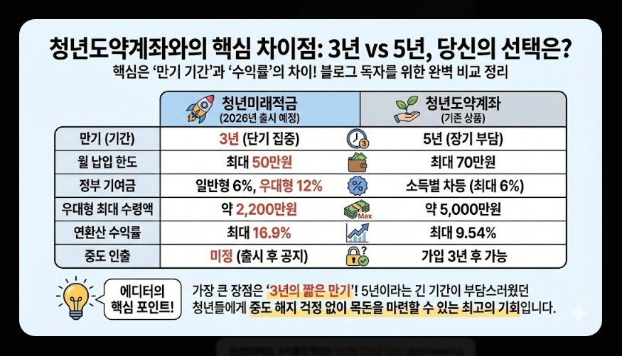 청년미래적금(청년도약계좌, 우대형 조건, 은행별 금리)(+ 최대 금리)