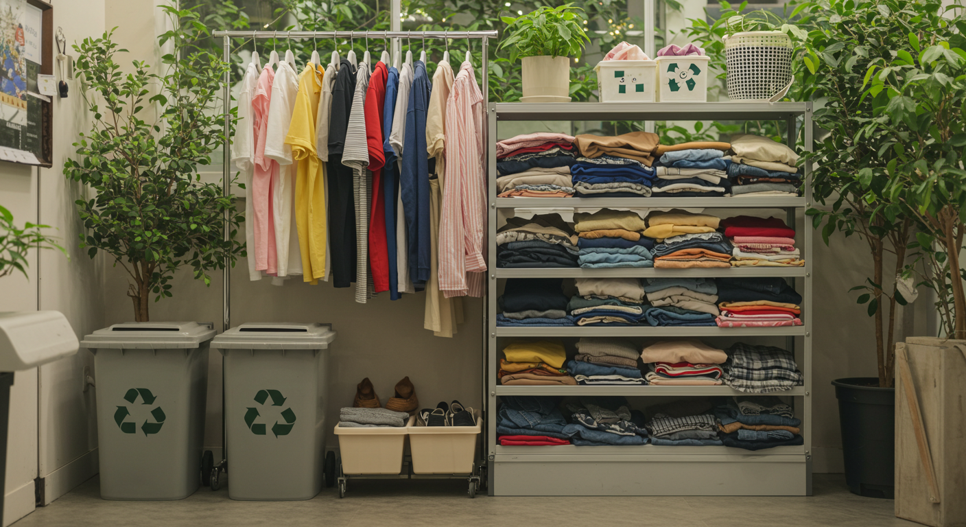여름철 헌 옷 처리 팁 (재활용, 의류 폐기, 환경 보호)