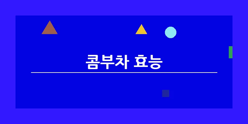 콤부차 효능_2