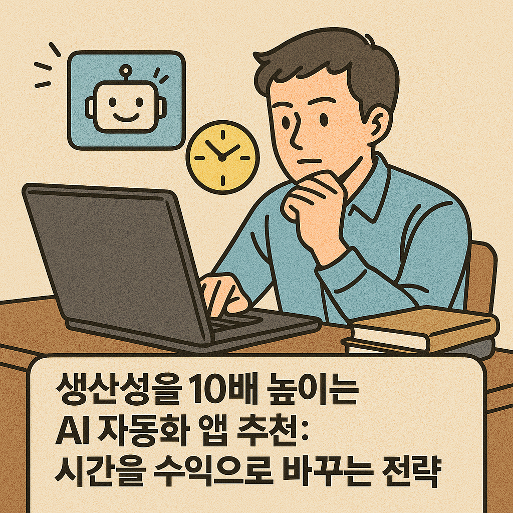 AI 자동화 앱으로 시간을 수익으로 바꾸는 전략