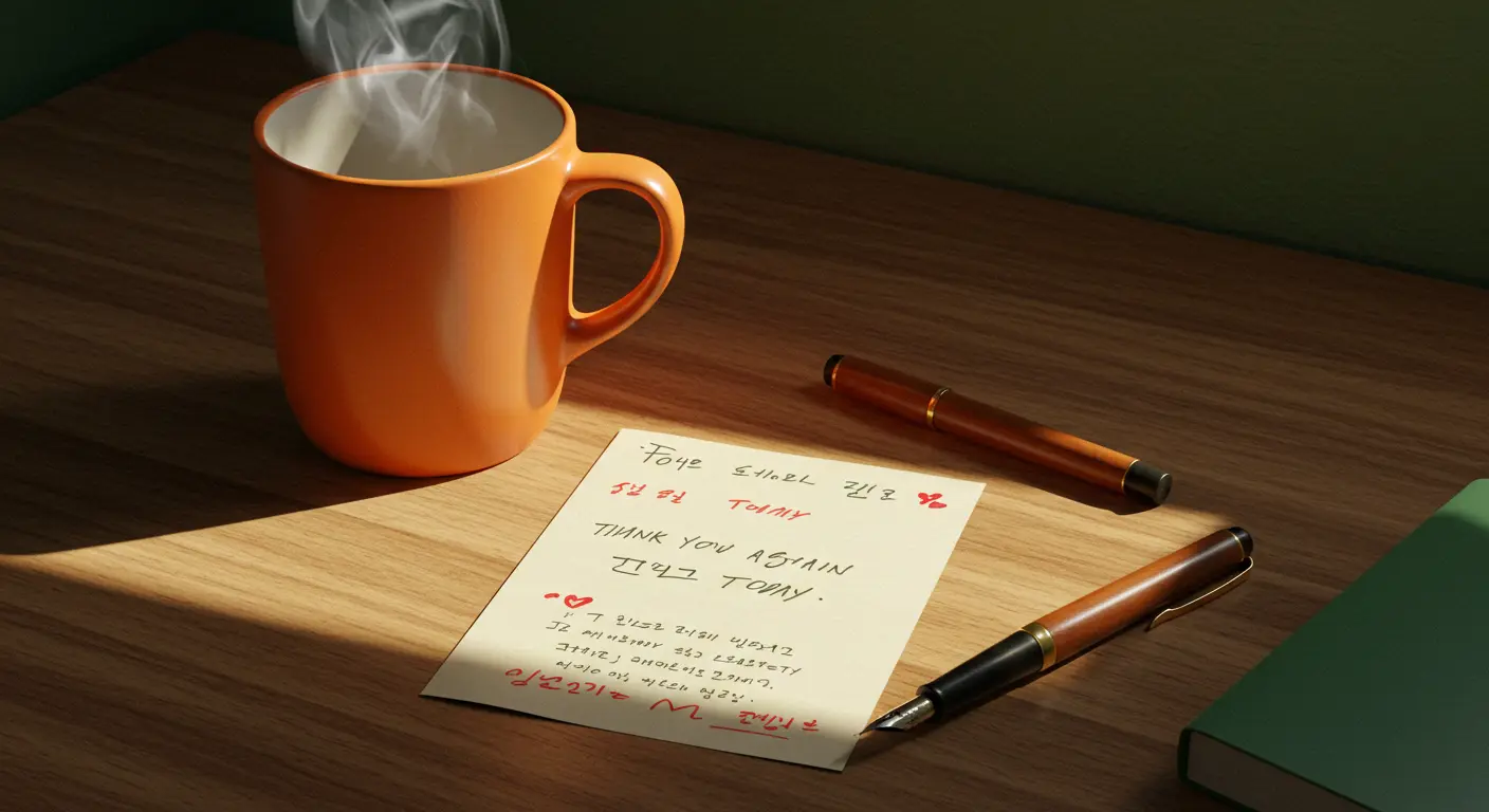 감사 일기 실천 후기