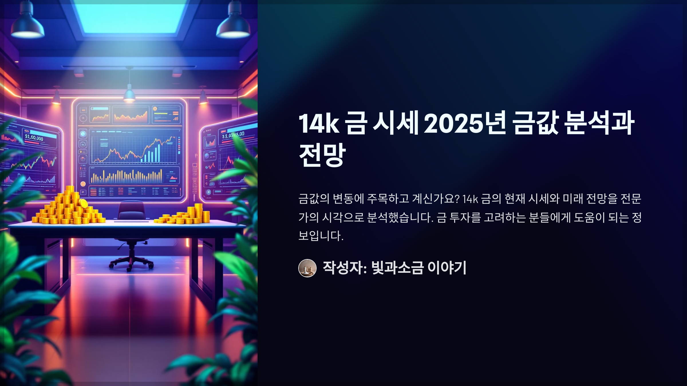 14k 금 시세 2025년 금값 분석과 전망