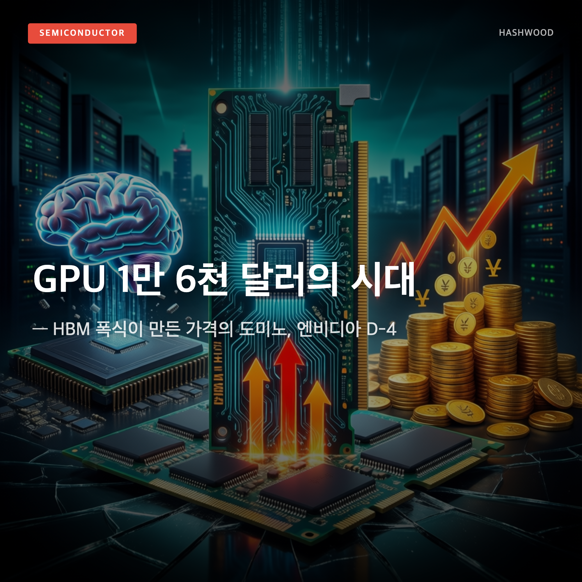 그림: GPU 1만 6천 달러의 시대 — — HBM 폭식이 만든 가격의 도미노, 엔비디아 D-4