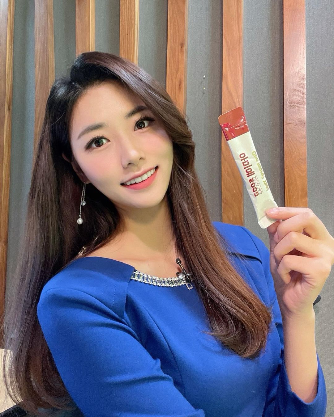김규리 기상캐스터 방송 중 캡처 이미지