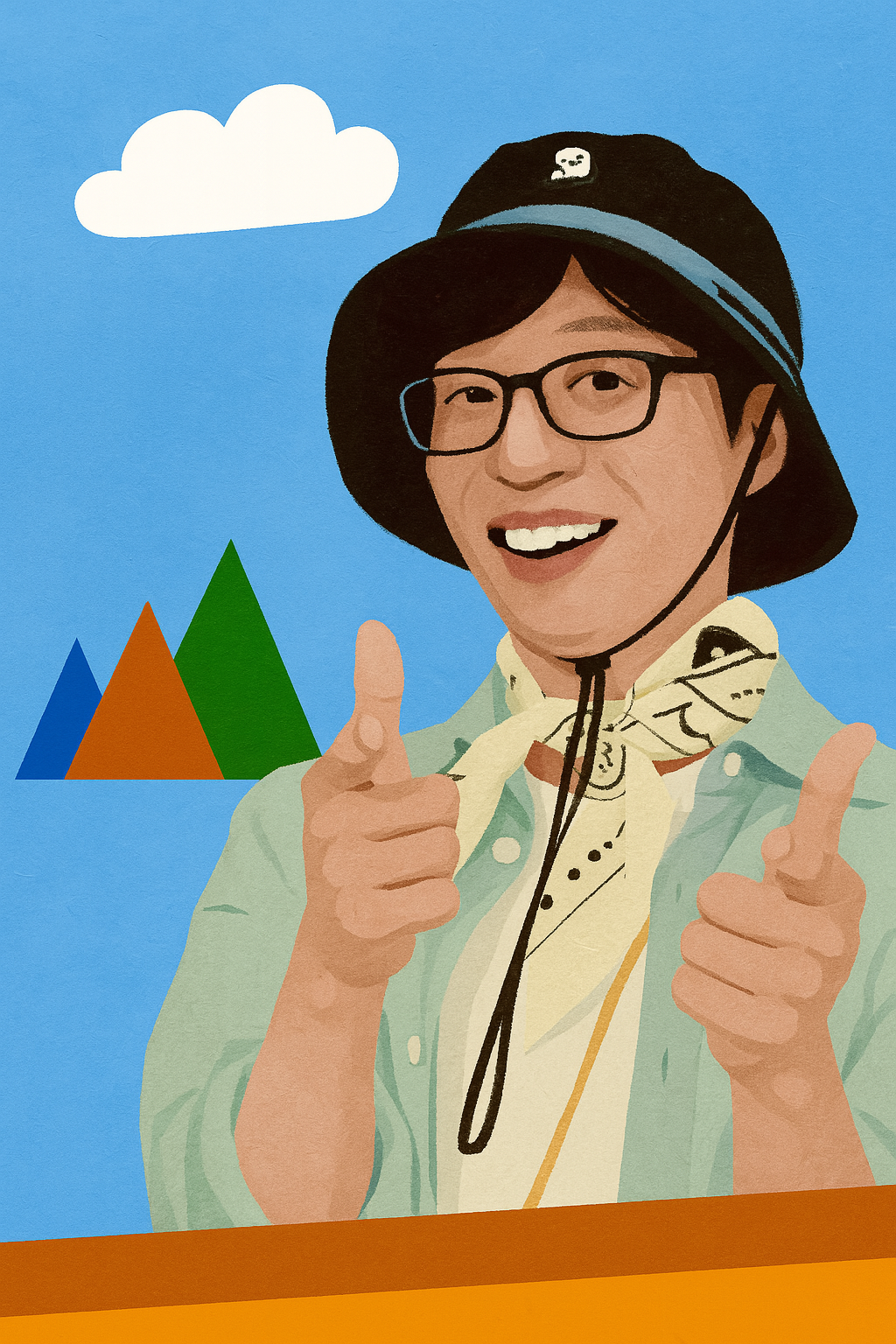 유재석 캠프 모집 포스터