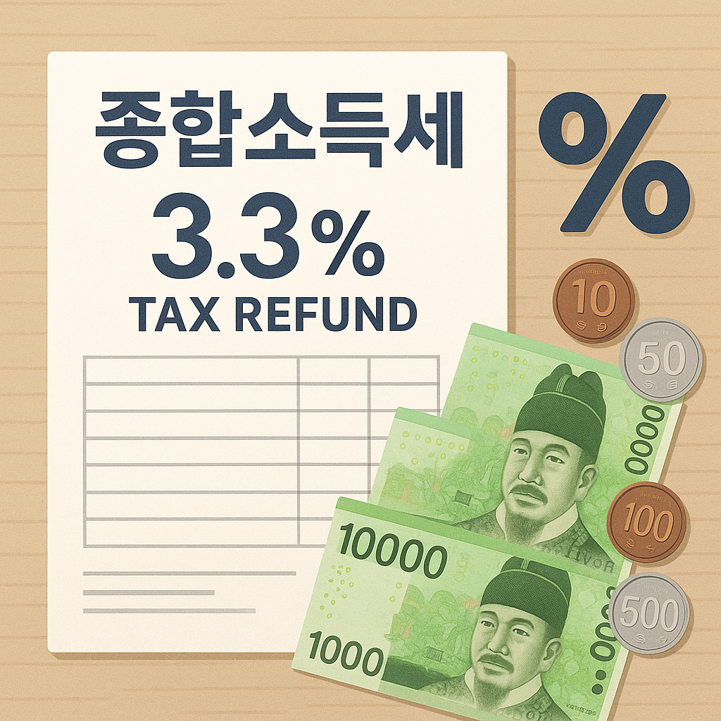 종합소득세와 3.3% 환급