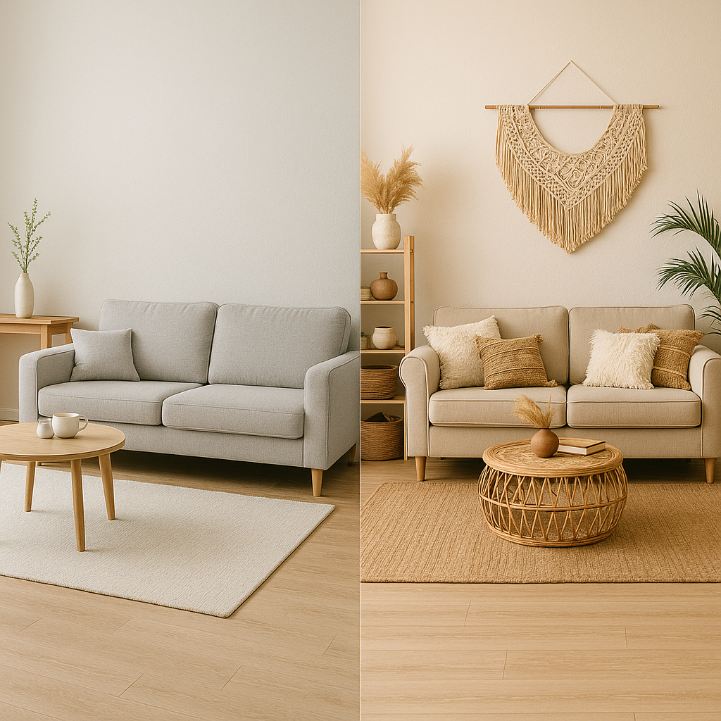 인테리어 비교 이미지