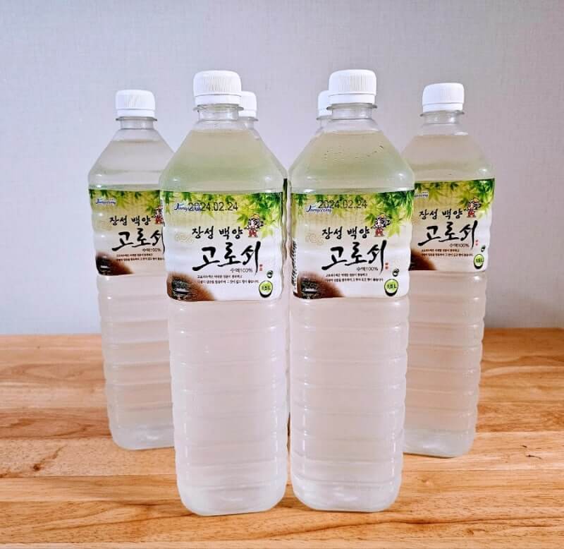 고로쇠물 먹는 방법