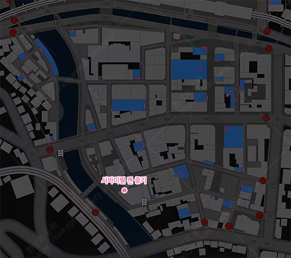 서바이벌 캔 줍기 위치 이미지