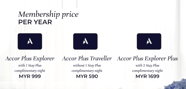 아코르 플러스 말레이시아 멤버십