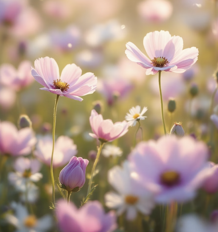 바람의 숨결로 피어난 꽃
