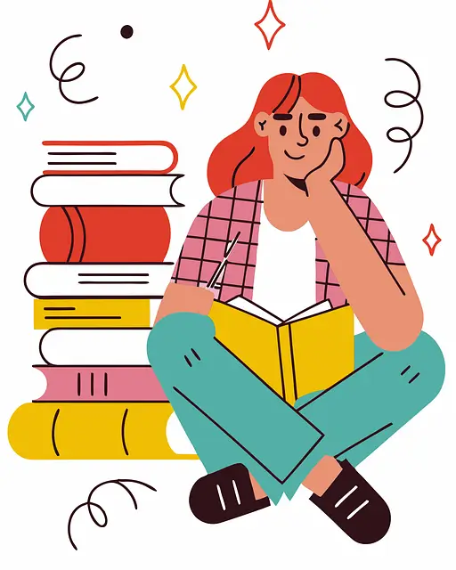 독서하는 사람 이미지