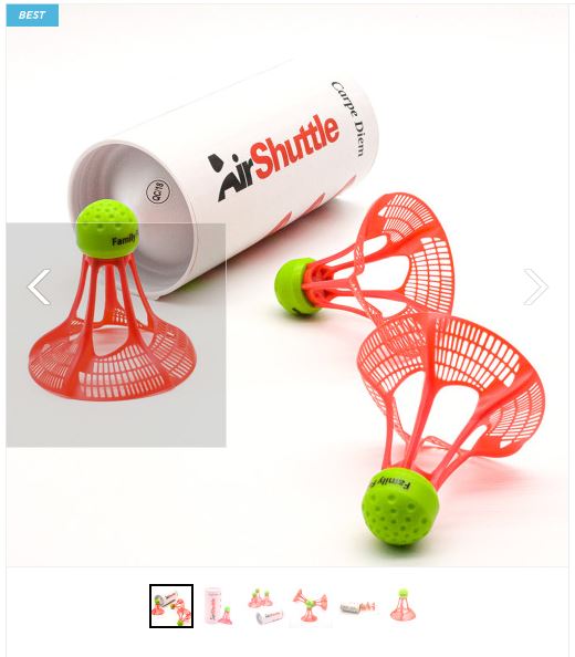 바람에 영향을 덜 받는 에어 셔틀콕