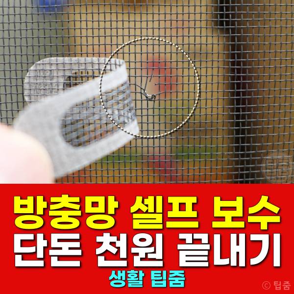 구멍난 방충망 보수 테이프