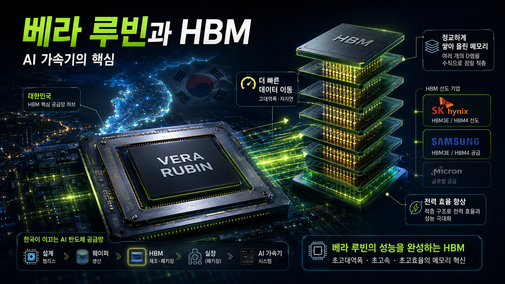 베라 루빈과 HBM 형상을 보여주는 그림