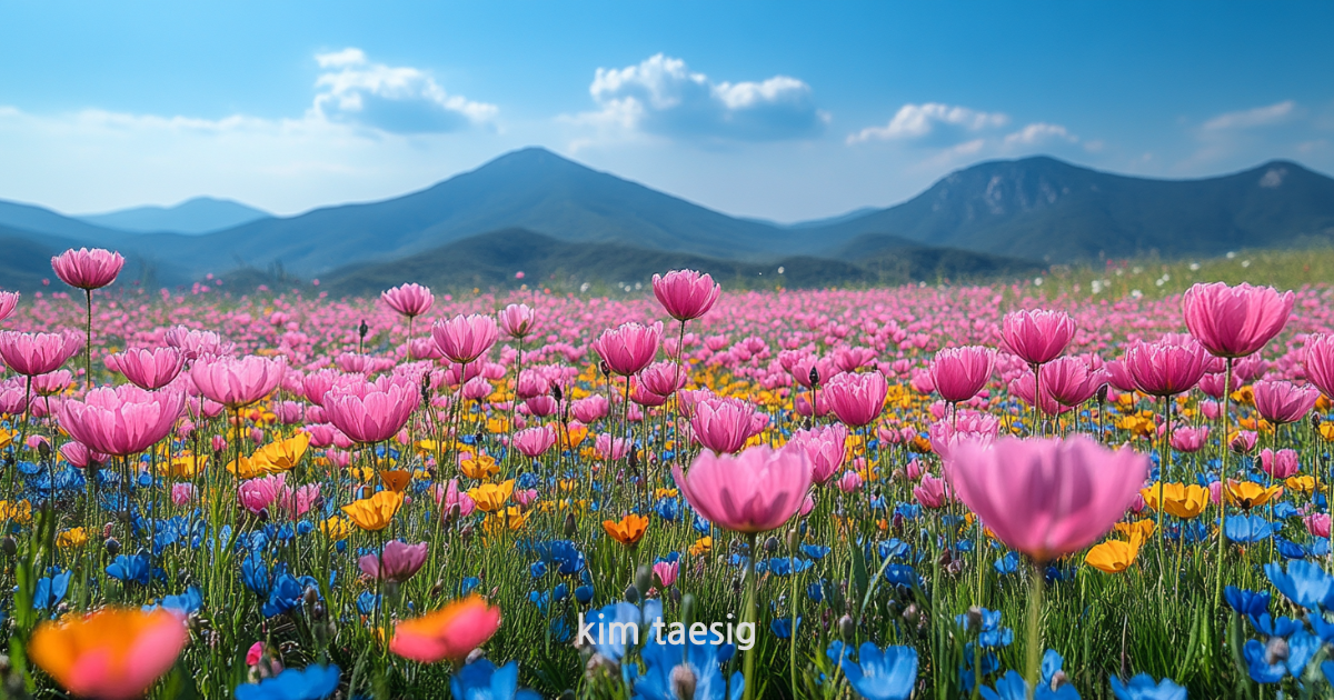 명지산의 사계절