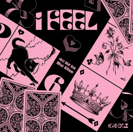 NME K-pop songs 여자아이들 앨범커버