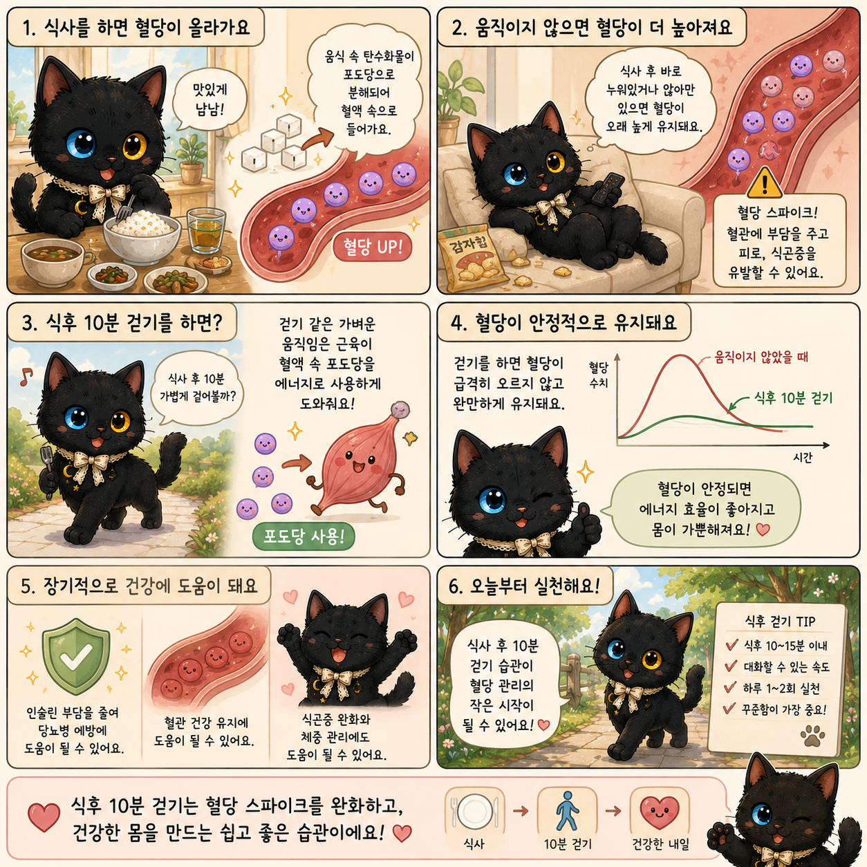 식후 걷기가 혈당 관리에 도움이 되는 이유