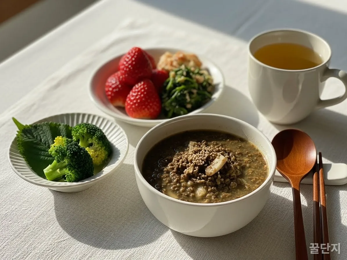 겨울철 면역력 강화를 위한 건강한 혼밥 식단