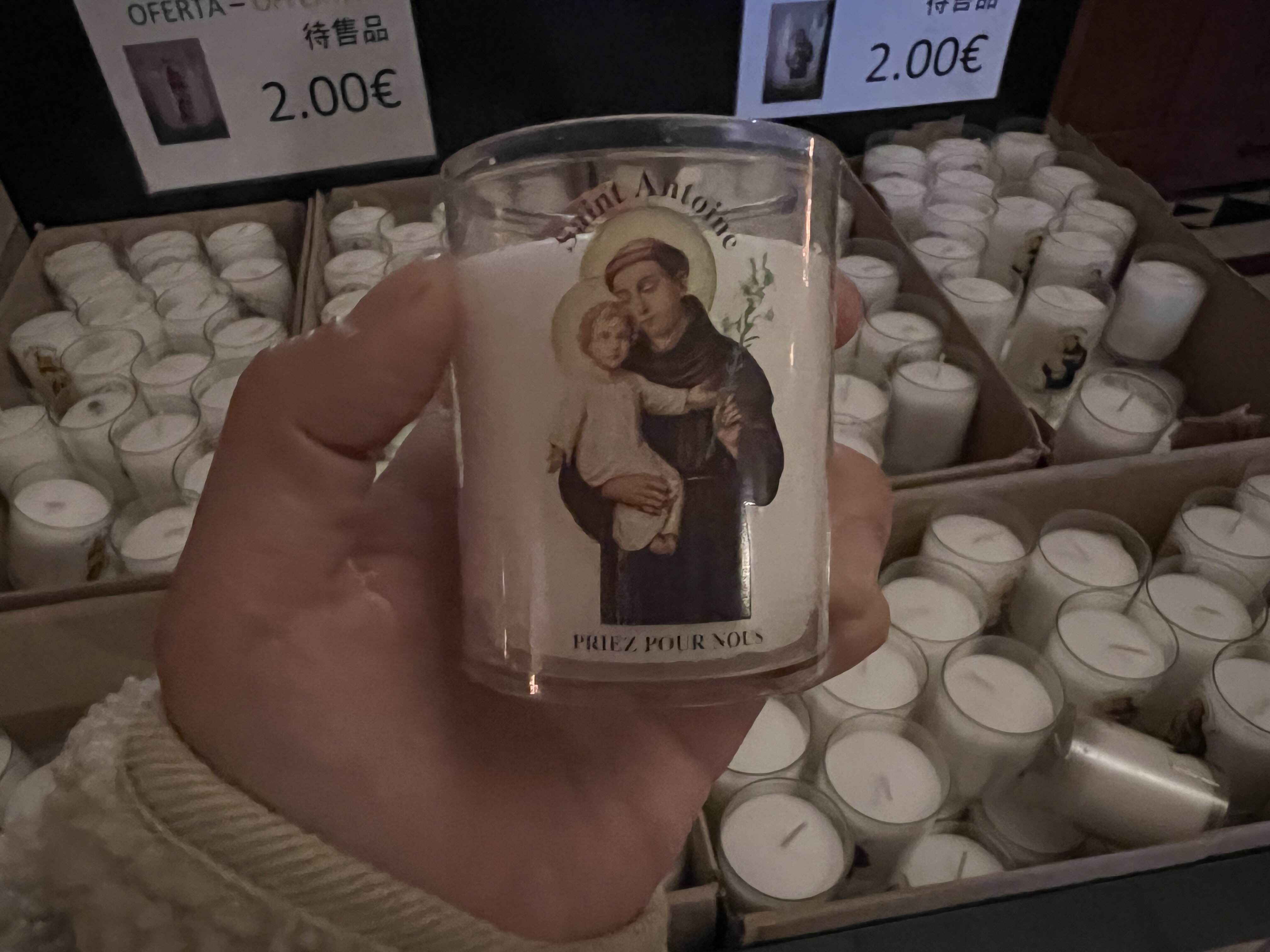 마르세유 노트르담 성당 2유로 양초