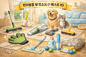 반려동물 털 청소도구 베스트 10