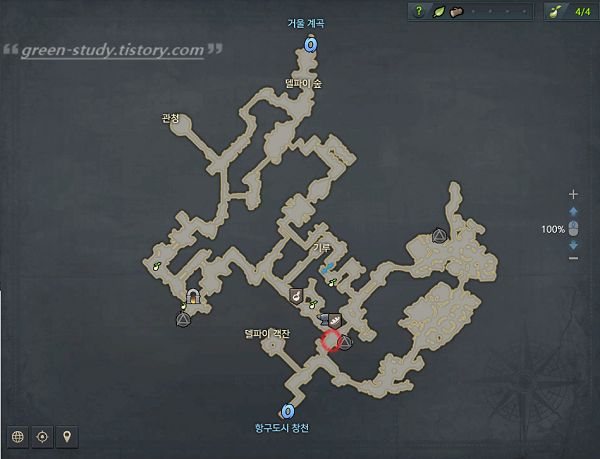 애니츠 떠돌이 상인 위치 델파이현