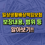 일상생활배상책임보험 보장내용 범위 썸네일