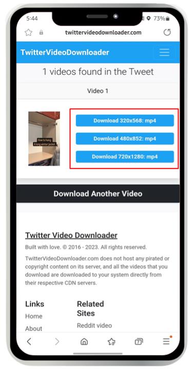 트위터 동영상 다운로드 방법
