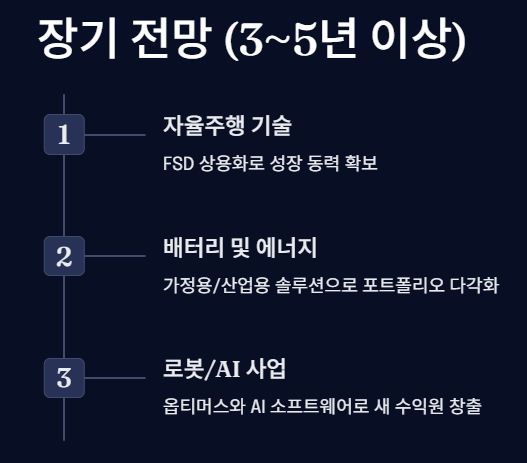 테슬라 주가 전망 : 장기 전망