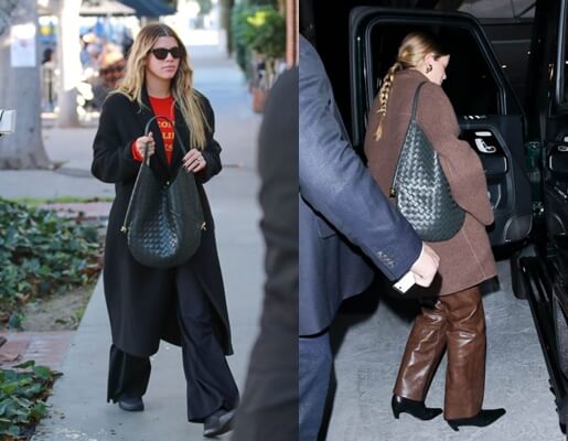 소피아리치 보테가베네타 가방 착용사진