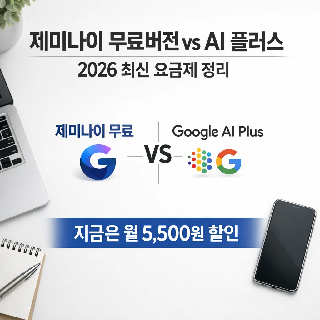 제미나이 무료버전 ai 플러스 5500원 할인 총정리 (지금만 할인)