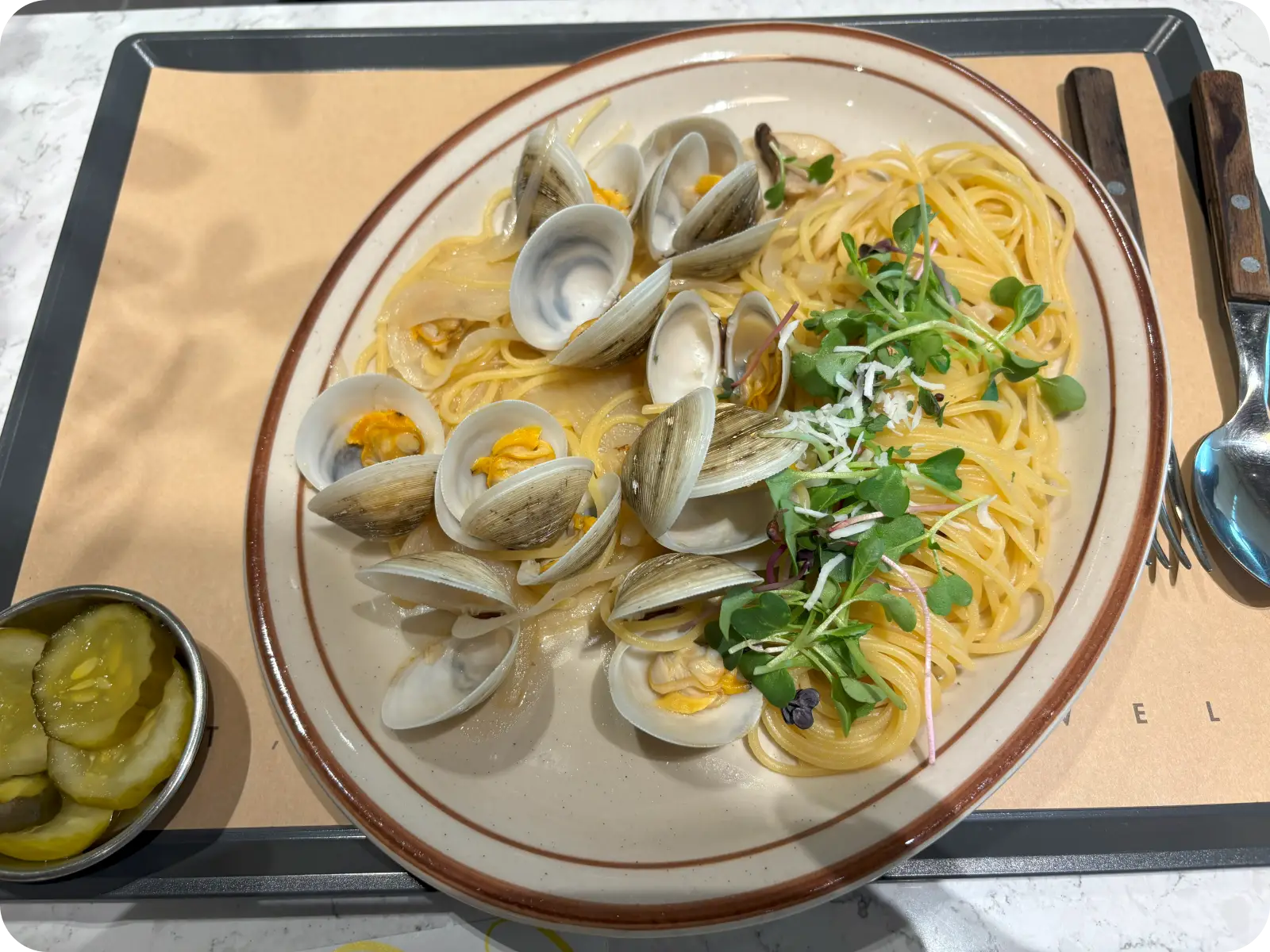 봉골레 오일 파스타