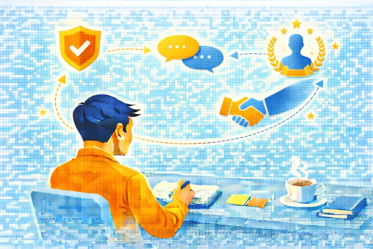 셀프 브랜딩과 신뢰 구축의 관계 관련 이미지