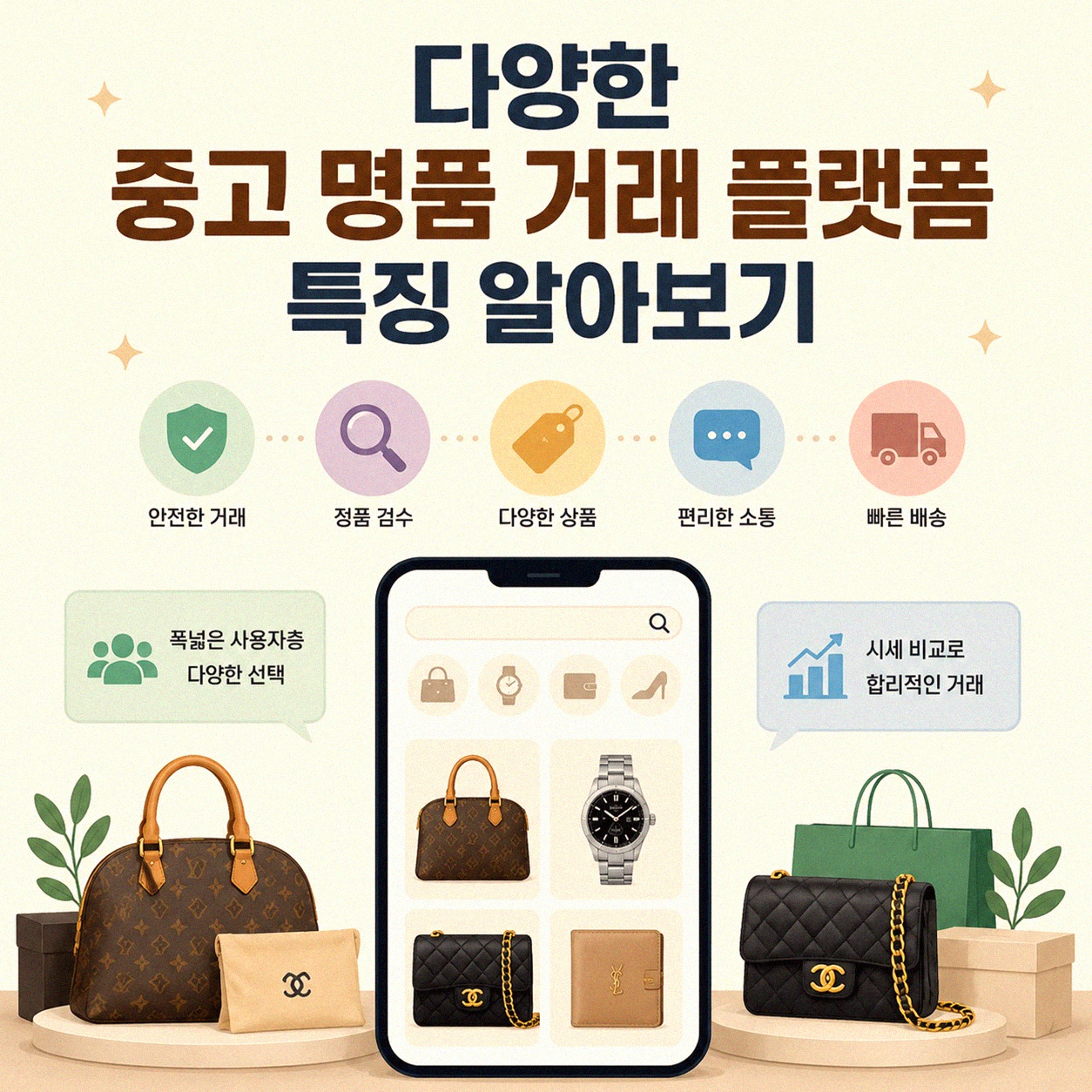 중고 명품 거래 플랫폼, 뭐가 제일 나을까