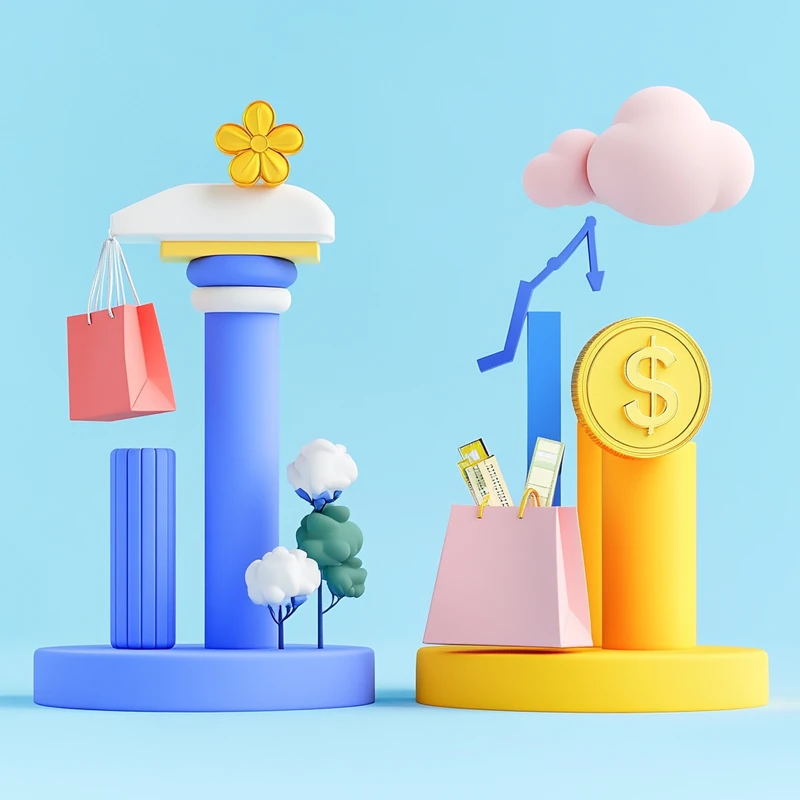 민생회복지원금 즉시 소비와 연금 ETF 투자로의 장기 자산 증식 효과를 시각적으로 비교하며, 재테크, 연금 ETF, 민생회복지원금 활용, 투자 수익률, 장기 투자전략 키워드가 자연스럽게 포함됨