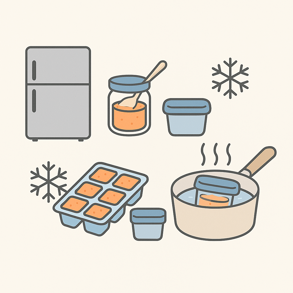 이유식 냉장 냉동